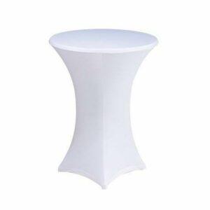 Mange debout avec lycra blanc (80 cm)