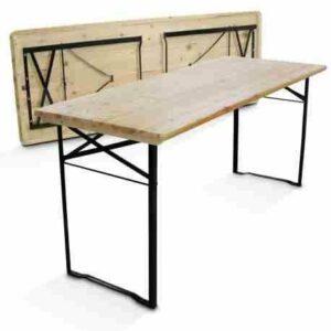 Table en bois pliable